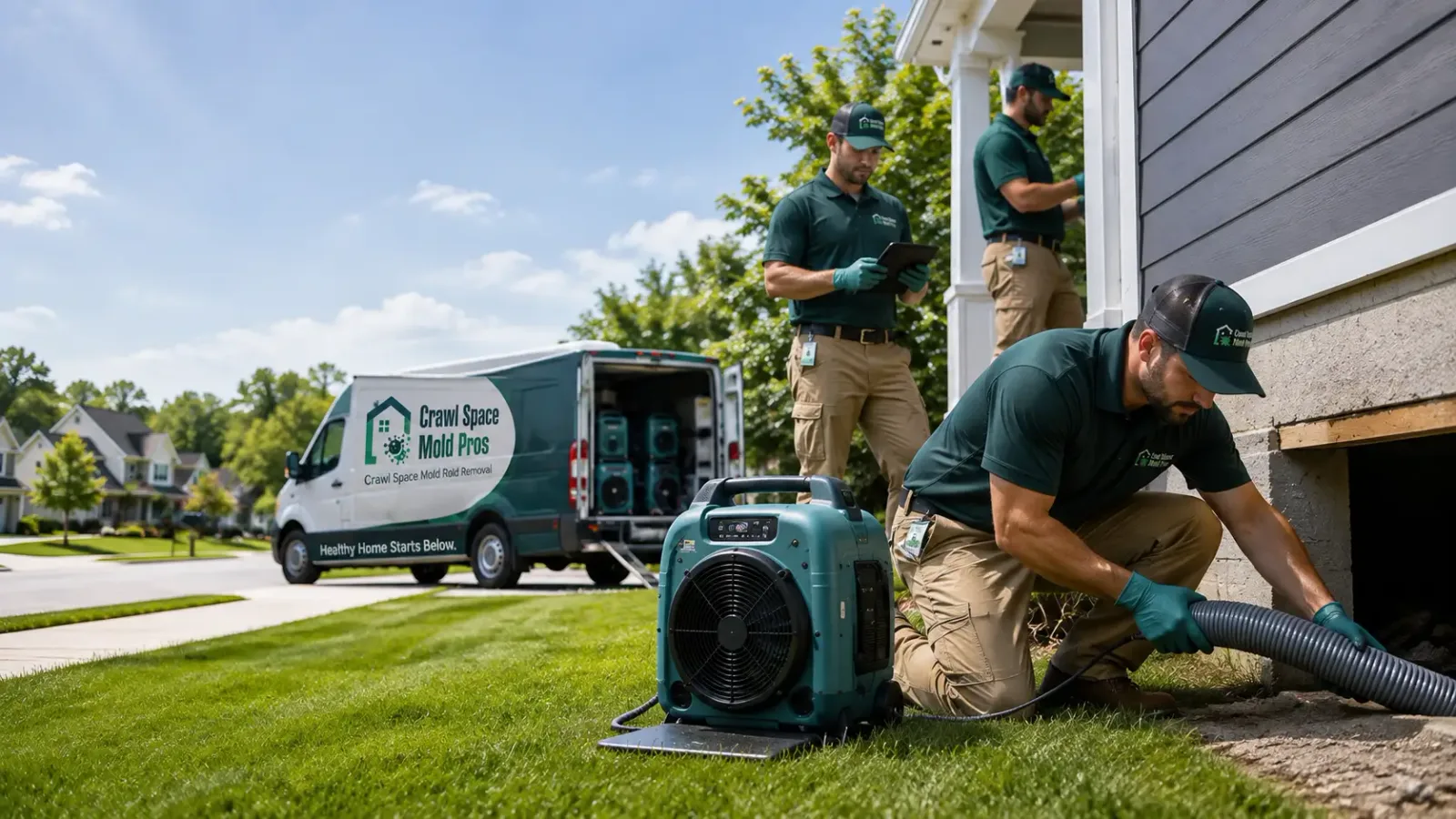 Crawl Space Mold Removal in Fillmore, IN